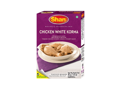 Shan Chicken White Korma Mix pack shot
