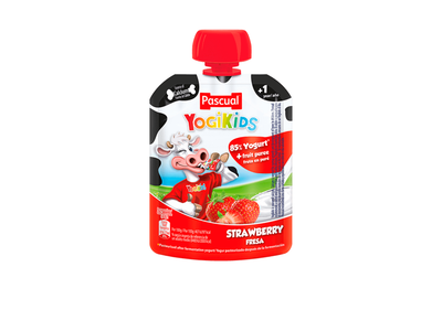 Pascual Pascual Yogikids Strawberry Pouch pack shot