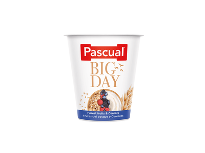 Pascual Pascual Yogurt Bigday Forest Fruits & Cereals pack shot