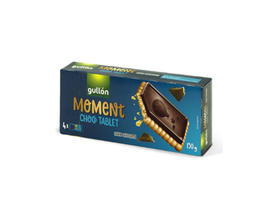 Gullón Gullon Moment Choco Tablet Dark Chocolate pack shot