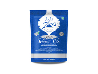 Zaara Zaara Super Long Basmati Rice pack shot