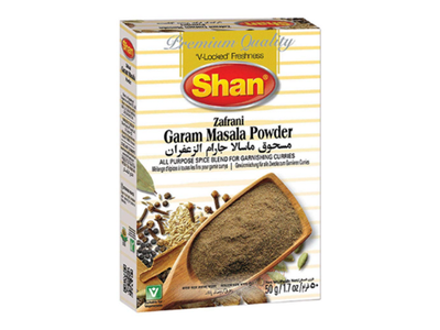 Shan Zafrani Garam Masala Powder pack shot