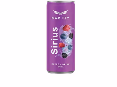 Max Fly Max Fly Energy Drink Sirius pack shot