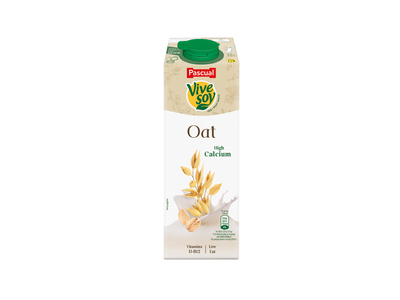 Pascual Vivesoy – Oat High Calcium Low Fat pack shot