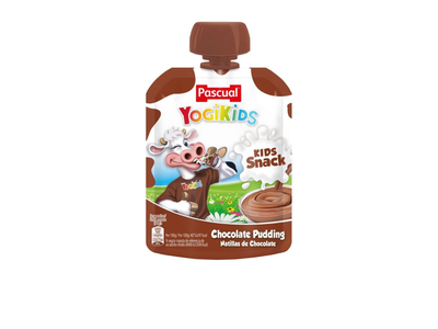 Pascual Pascual Yogikids Chocolate Pudding Pouch pack shot