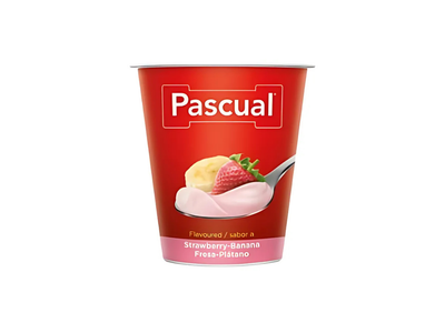 Pascual Pascual Yogurt Strawberry Banana pack shot