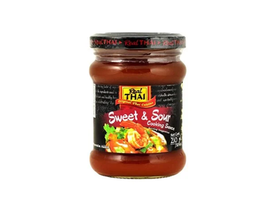 Real Thai Real Thai Sweet & Sour Cooking Sauce pack shot